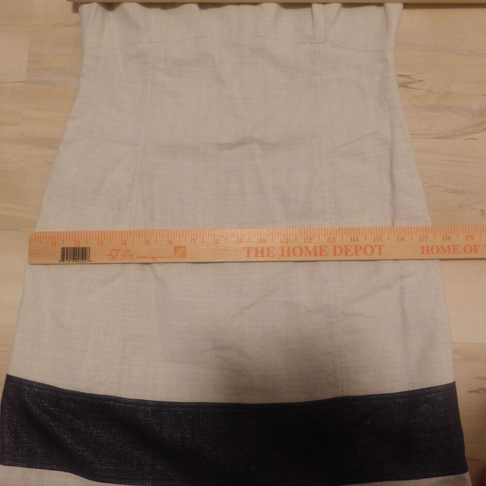 Max Co Women's Size 6 Dress Cotton Sheath Knit Cream Black Stripe Sleeveless - Picture 9 of 9